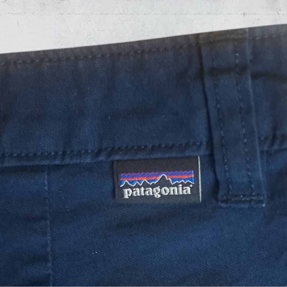 Patagonia Women's Stretch All-Wear Shorts 8” Navy Outdoor Hiking Gorpcore Size 8 - Picture 6 of 10